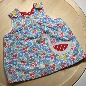 Old school baby Boden duck duck goose floral top
